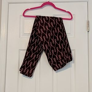 2 for $15 - Lularoe Tall and Curvy Leggings Pink Ribbons